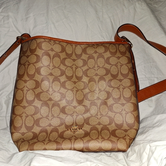 Coach Authentic Beige and Tan - Picture 1 of 7